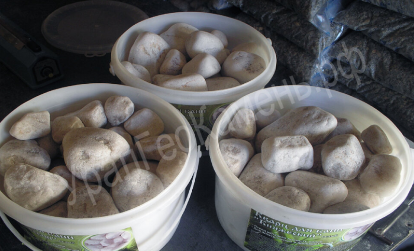 Камни для бани Кварц окатанный 15кг в Севастополе