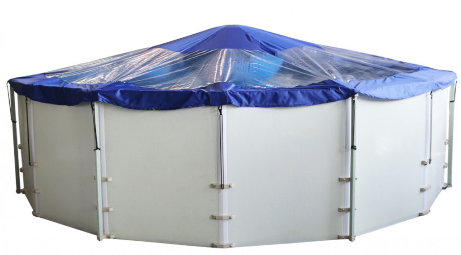 Тент для бассейна с надувной подушкой "Фиеста" в Севастополе