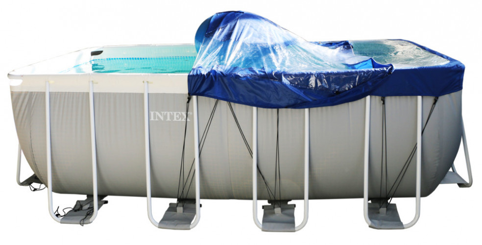 Тент для прямоугольного бассейна Intex/Bestway с надувной подушкой "Фиеста" в Севастополе