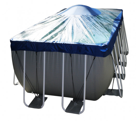 Тент для прямоугольного бассейна Intex/Bestway с надувной подушкой "Фиеста" в Севастополе