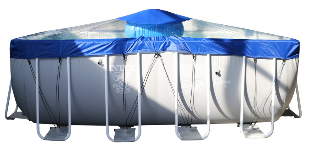 Тент для прямоугольного бассейна Intex/Bestway с надувной подушкой "Фиеста" в Севастополе