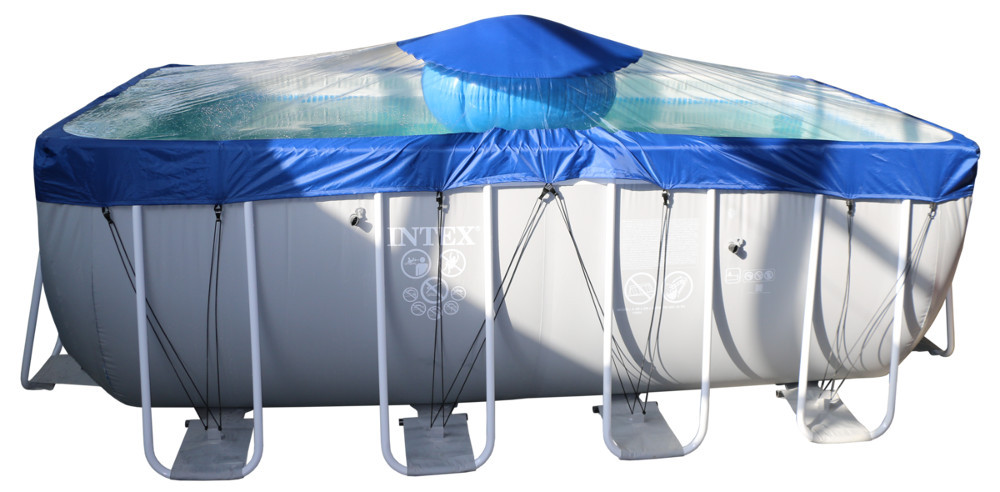 Тент для прямоугольного бассейна Intex/Bestway с надувной подушкой "Фиеста" в Севастополе