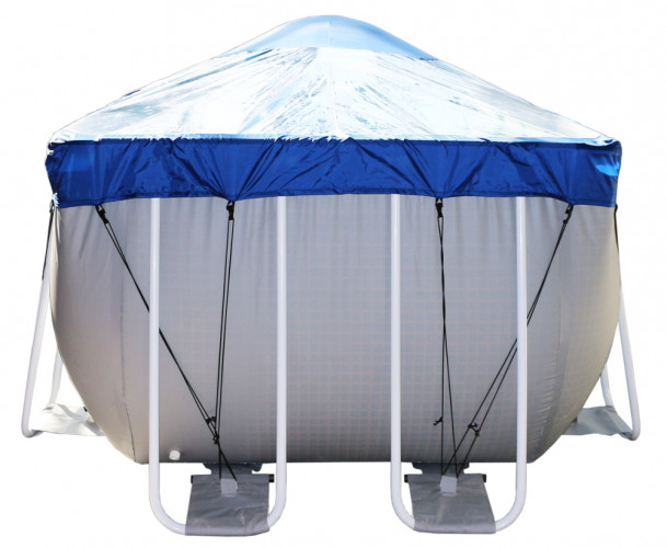 Тент для прямоугольного бассейна Intex/Bestway с надувной подушкой "Фиеста" в Севастополе