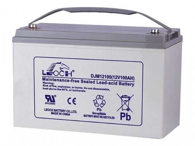 Аккумулятор Leoch DJM12100 (12 В, 100 Ач) в Севастополе