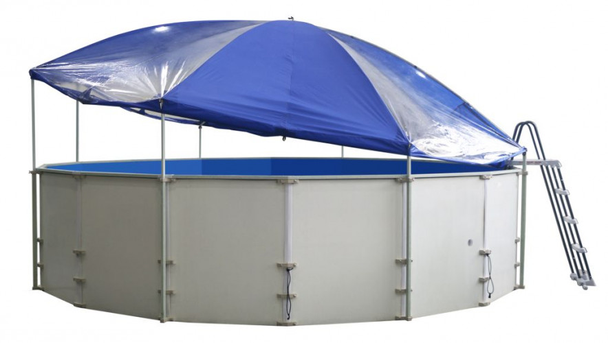Подъемный тент-навес для бассейна "Фиеста" в Севастополе
