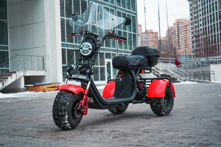 Электроскутер White Siberia PRO TRIKE 3000W в Севастополе