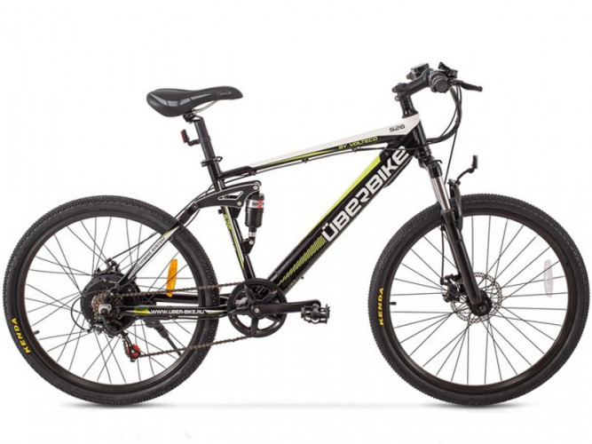 Электровелосипед UberBike S26 S 350W Black в Севастополе
