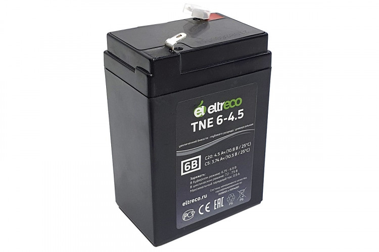 Тяговый аккумулятор Eltreco TNE6-4.5 (6V4.5A/H C20) в Севастополе