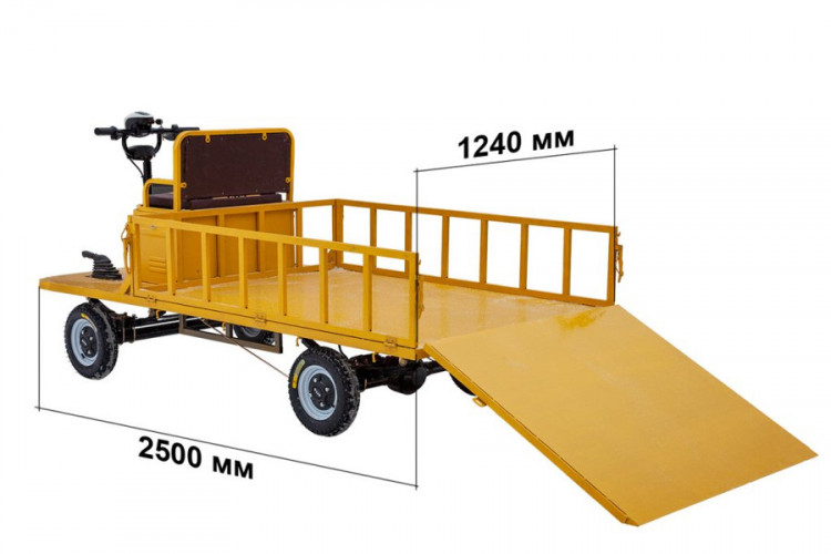 Грузовая электрическая тележка RuTrike ПЕРОН ТРАП в Севастополе
