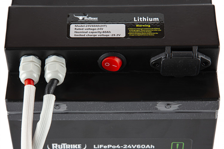 Тяговый железо-фосфатный аккумулятор RuTrike LiFePO4 24V60Ah (80А) в Севастополе