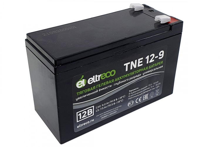 Тяговый аккумулятор Eltreco TNE12-9 (12V9A/H C20) в Севастополе