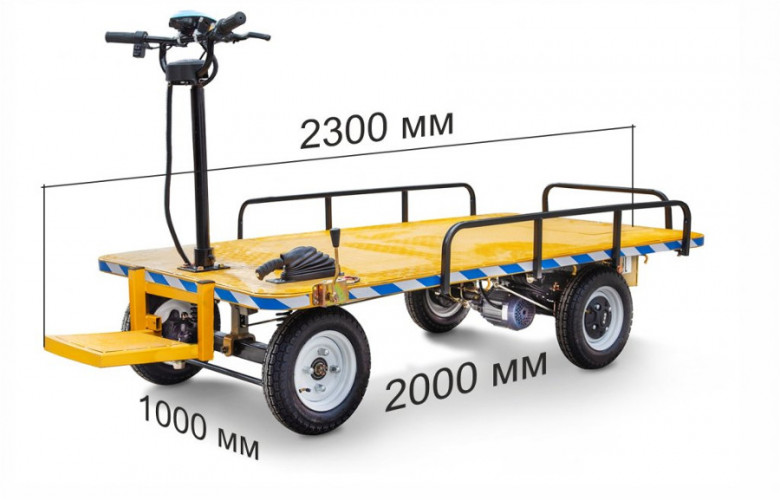 Грузовая электрическая тележка RuTrike СКЛАД 2000 П в Севастополе