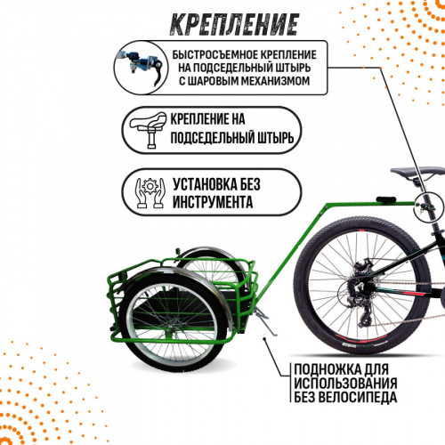 Велоприцеп Кузовок 2.0 в Севастополе