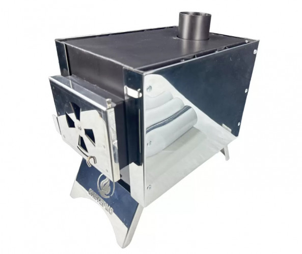 Печь дровяная Сибирка малая из нержавейки в Севастополе