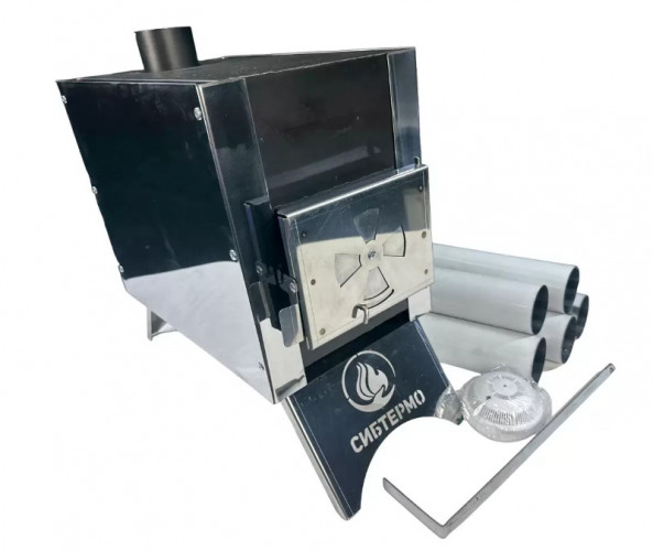 Печь дровяная Сибирка малая из нержавейки в Севастополе