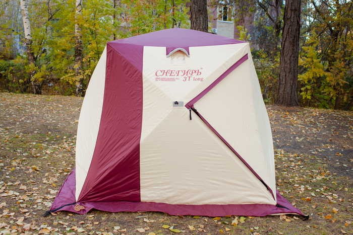 Зимняя палатка для рыбалки Куб Снегирь 3T Long в Севастополе
