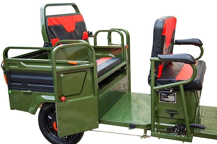 Грузовой электрический трицикл RuTrike Вояж П Трансформер в Севастополе