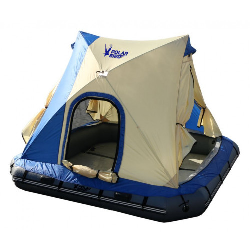 Надувной плот-палатка Polar bird Raft 260+слани стеклокомпозит в Севастополе