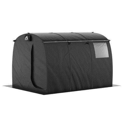 Мобильная баня-палатка МОРЖ Max (Черный) в Севастополе