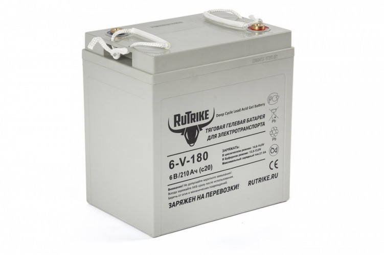 Тяговый гелевый аккумулятор RuTrike 3-EVF-180A (6V180A/H C3) в Севастополе