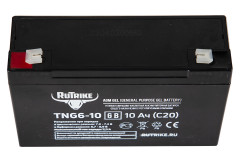 Тяговый гелевый аккумулятор RuTrike TNG 6-10 (6V10A/H C20)