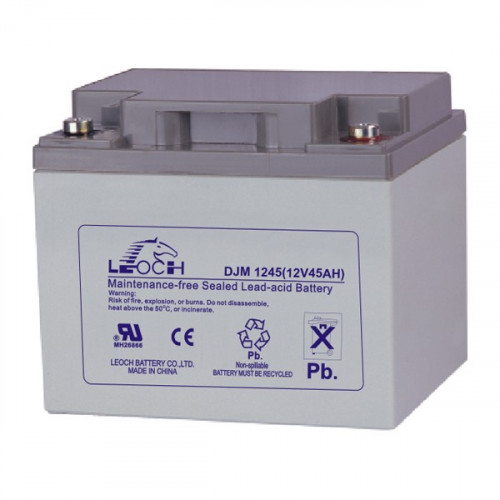 Аккумулятор Leoch DJM1245 AMG (12 В, 45 Ач) в Севастополе