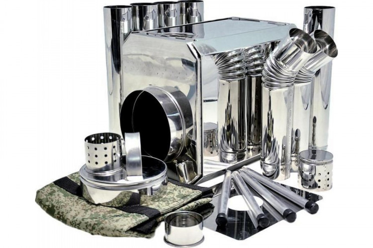 Печь пошехонка Турист 15 л с 3D экранами сталь 0,6мм в Севастополе