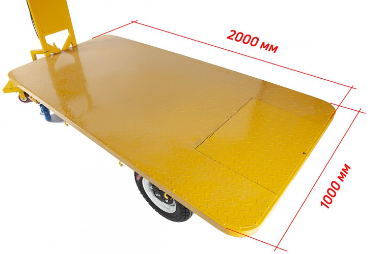 Грузовая электрическая тележка RuTrike Плита 2000 в Севастополе