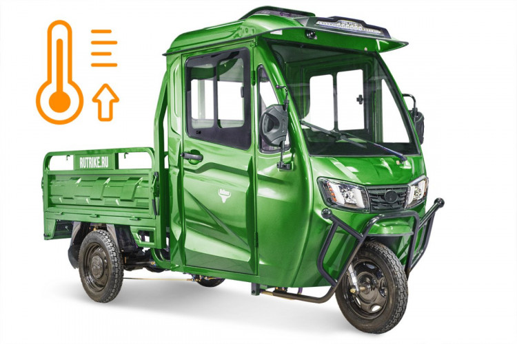 Электротрицикл Rutrike КАРГО Кабина обогрев 1500 грузовой в Севастополе