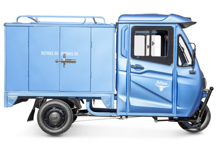 Электротрицикл Rutrike КАРГО Кабина Дуал обогрев 1500 фургон в Севастополе