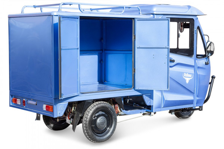 Электротрицикл Rutrike КАРГО Кабина Дуал обогрев 1500 фургон в Севастополе