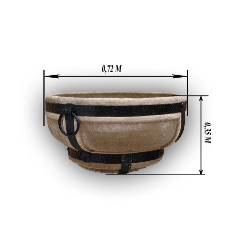 Очаг для костра большой Подсолнух в Севастополе