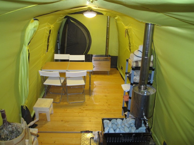 Зимняя палатка Терма-55 в Севастополе