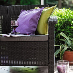 Диван садовый Keter Corfu II Love Seat Max