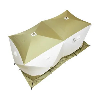 Палатка зимняя куб СЛЕДОПЫТ Premium Дубль в Севастополе